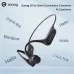 SANAG B33S Bone Conduction Earphone bluetooth V6.0 Headset IPX8 Waterproof Built-in 32G Memory Panoramic Sound HD Call Noise Cancelling Flexible Silicone Lightweight Neckband Sports Headphones