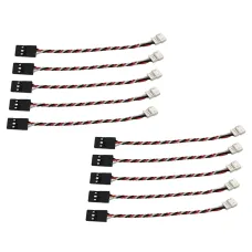 10PCS JST 10cm/15cm 1.5mm 3Pins Male Female and JR Style for Mini Receiver Servo Wire Plug Converter