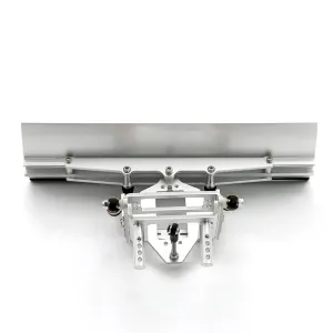 Upgraded Metal Electric Alloy Snow Plow Blade Shovel DIY Kit for 1/10 Crawler SCX10 Scx10 ll lll 90046 90047 RC Car Parts