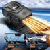 2-in-1 12V 200W Car Heater Defroster 360 Rotating Portable Windshield Heater Fast Frost/Fog Removal for All Vehicles