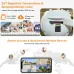 4MP HD WiFi Solar Powered Camera PTZ Night Vision PIR Human Detect Two Way Audio 7200mAh Battery Outdoors Wireless Security CCTV Camera