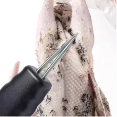 Electric Quick Chicken Plucker 750W 240rpm Stainless Steel Portable Waterproof US/EU Plug Poultry Feather Removal Machine