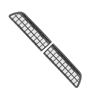 2pcs Air Inlet Protective Cover Anti-insect Anti-fouling Front Cover Air-Conditioning Cover For Tesla Model Y 2020-2022