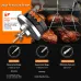 Smart Digital Bluetooth Food Cooking Waterproof IP54 Bluetooth Wireless BBQ Remote Thermometer Probes Barbecue Thermometer Free App Control Time Alarm