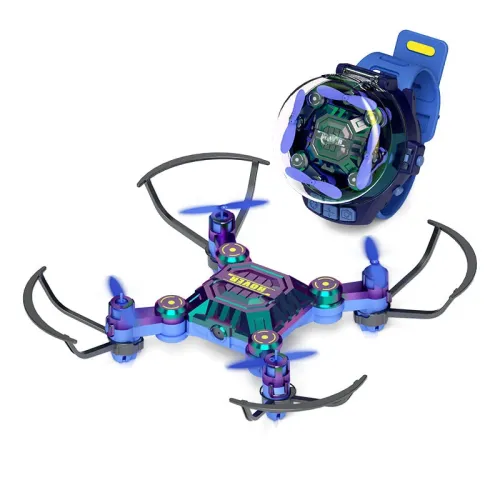 DWI YP18 MINI Wristwatch Dual Remote Gravity WiFi APP Control Barometric Altitude Hold Mode 2.4G RC Toys Kids Gifts Drone Quadcopter RTF