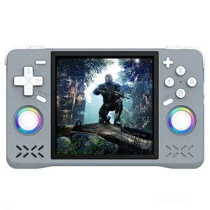 128G XF40H 4.0-inch IPS Screen Handheld Game Console RK3326 Quad-core Open Source Linux System 30+Emulators 4000mAh Built-in Vibration Motor 3D Joystick Pocket Video Player Game Console