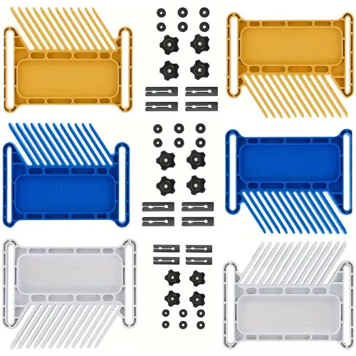 2PCS Universal Featherboards With Miter Slots Reduce Kickback Woodworking Tools for Tables Saws / Router Tables / Band Saws