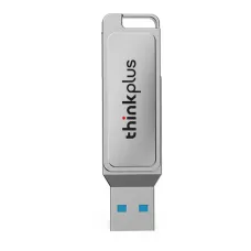 Lenovo Thinkplus MU233 Type-C & USB Flash Drive 160MB/s USB3.2 High Speed Rotary Pendrive 512G 256G 128G 64G 32G Portable Memory U Disk for PC Computer Laptop