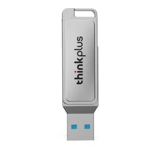 Lenovo Thinkplus MU233 Type-C & USB Flash Drive 160MB/s USB3.2 High Speed Rotary Pendrive 512G 256G 128G 64G 32G Portable Memory U Disk for PC Computer Laptop