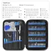 120 in 1 Precision Electric Screwdriver Set 350mAh Lithium Battery 180 RPM Motor 100 Precision Bits Ergonomic Design LED Lights