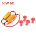 2pcs 50W 6 Car LED Canbus Load Resistors Automobile Turn Signal Flashlight License Plate Lamp Resistance Decoder