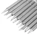 10PCS T12  Lead-free Alloy Stainless Steel Color Soldering Iron Tips Set