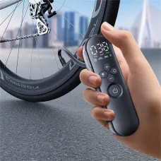 NEWO T05 120PSMini Electric Bike Air Pump with LENight Light Tire Pressure Display Type-Charging Inflator for MTB Motorcycle