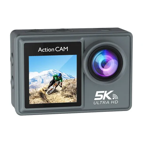AT-M40R 5K 30FPS Action Camera 4K 60FPS Dual Screen 170 Wide Angle 30M Waterproof Sport Camera with Remote Control Bicycle Diving Cam