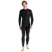 DIVE&SAIL 3mm Warm Neoprene Long Sleeve Wetsuit High Elasticity Wear-resistance Diving Suit Thermal Suit for Surfing Snorkeling Diving Swimming