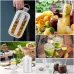 Portable Ice Hockey Pot 2 In 1 Water Bottle Ice Ball Machine Bottle Reusable Round Ice Cube Molds For Whiskey Juice Cocktails Kitchen Bar Ice Tools