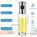 2 Pieces Cooking Oil Sprayer Olive Oil Kitchen Oil Spray Bottle Portable Kitchen Dispenser for Air Fryer Baking Salad Grilling Baking Olive Oil