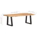 Coffee Table with Live Edges 45.3"x23.6"x15.7" Solid Acacia Wood