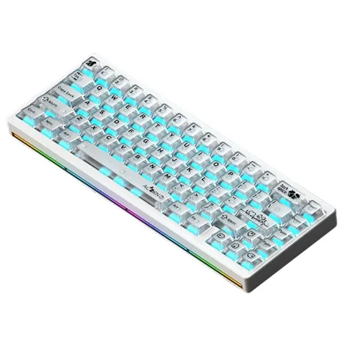 WEIKAV NUT65 Aluminum Mechanical Keyboard Tri-mode ARGB Light Dual Gasket Structure 6000mAh Battery 2.4G/bluetooth/Wired Gamer Keyboards