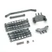 Upgraded Metal Steering Linkage Rod Seat Parts Full Set for MN128 MN86S G500 1/12 RC Car Vehicles Models Spare Accessories
