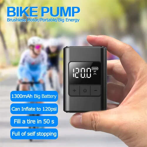 ALITER AP02 Handheld Smart Wireless Portable Bike Pump Digital Display 60W Brushless Motor 1300mAh Battery 120PSI High Speed Inflation