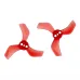4 Pairs Gemfan 1635 1.6x3.5x3 40mm 1.5mm Hole 3-blade Propeller for 1103 1105 RC Drone FPV Racing Brushless Motor