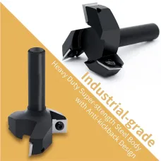 1/2 Inch Shank 3 Flutes CNC Carbide Spoilboard Surfacing Router Bit Slab Flattening Milling Cutter with 2" Cutting Diameter