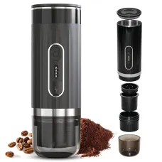 Comfook 3-in-1 Portable Coffee Machine Portable Italian Espresso Capsule Coffee Machine Cordless Heating Mini Coffee Machine