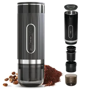 Comfook 3-in-1 Portable Coffee Machine Portable Italian Espresso Capsule Coffee Machine Cordless Heating Mini Coffee Machine