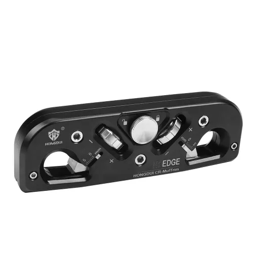 HONGDUI Woodworking Chamfer Plane with Carbide Inserts Two Way Edge Corner Plane 45 Degree Bevel Manual Planer Chamfering Planer for Quick Edge Trimming of Wood