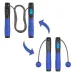 KALOA10" Digital Jump Rope with Counter HLCDisplay Ball Bearings Rapid Speed Jump Rope Cable 360Tangle-free Design Rope / Cordless Option