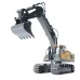 1044 RC Excavator 1/20 2.4GHz 9CH RC Car Construction Truck Engineering 40min Playing Time Vehicles with Light Music Gift Toys for Kids