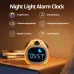 Kids Alarm Clock Sleep Trainer Clock Kids Room Cute Toddler Puppy Shape Night Light Clock Touch Night Light with 6 Types of White Noise 8 Color Night Light