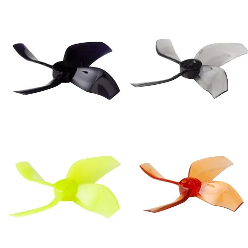 4 Pairs / 8Pairs Gemfan D51 2020 Ducted 2 Inch 4-Blade Propeller 1.5mm 3 Hole for 1103 1105 Motor RC FPV Racing Drone