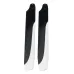 1pair PUDU 230mm Carbon Fiber Main Rotor Blade Propeller For RC Helicopter