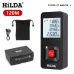 HILDA Laser Distance Meter 50m/100m/120m High Precision 2mm Rangefinder LCD Backlight Display Type-C Battery
