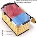 IPRee Folding Basket Picnic Basket Outdoor Handheld Basket Insulation Box Household Supermarket Shopping Storage Basket