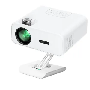 BlitzWolf BW-V5Max LED Projector Android 9.0 System Auto Focus Physical 1080P Resolution 9000 Lumens 6D-Keystone Correction Support Side Projection Bluetooth 5.0 Portable Movie Compatible with TV Stick Smartphone HD USB AV Home Theater Video EU Plug