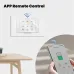 MOES Tuya WiFi Smart Circuit Breaker 40A Alarm Threshold Set Electricity Monitor Voice Control with Alexa Google Assistant Remote App Overload Protection Fireproof Smart Home Switch