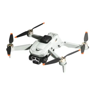 JJRC H115 PRO WiFi FPV with 4.3inch LCD Screen Controller HD Dual Camera Servo Gimbal 360 Obstacle Avoidance Optical Flow Positioning LED Brushless Foldable RC Drone Quadcopter RTF