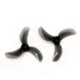 4 Pairs Gemfan 1208 31mm 1.2 Inch 4-Blade Propeller 0.8mm / 1.0mm / 1.5mm Shaft Hole for 0802 25000KV High KV Motor DIY Whoop RC Drone FPV Racing