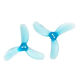 2Pairs Gemfan 2826 2.8 Inch 3-Blades PC Propeller 1.5mm Shaft 3 Holes Compatible with 1205 4300KV Motor Suitable for 200mm Soccer RC Drones FPV Racing