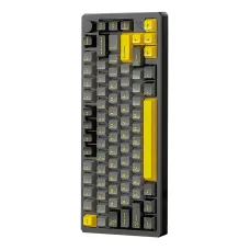 Attack Shark X86 82-Keys Three Mode Mechanical Gaming Keyboard Gasket Structure Hot Swappable RGB Cherry Profile CNC Processed 75% Layout Gaming Keyboard for Laptop Computer