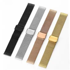 22mm Quick Release Steel Mesh Belt Replacement Strap for Zeblaze Smart Watch