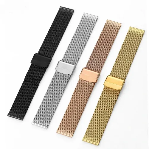 22mm Quick Release Steel Mesh Belt Replacement Strap for Zeblaze Smart Watch