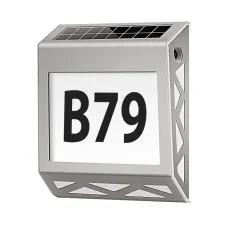 Solar Light Door Number Light Outdoor Digital Light Waterproof LED Indicator Light Home Entrance Courtyard Wall Light