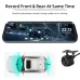 10Inch Touch Screen 1080P HD Front Rear Dual Camera Full-Screen Streaming Car Rearview Mirror Dashcam Dual Channel Recorder