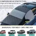 Winter Car Windshield Snow Cover Universal Fit All Season Protection Front Side Rearview Thickened Magnetic Anti Snow Ice UV Multi-Layer Fabric