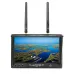 LCD LT5802D 5.8GHz 40CH 800*480 7 Inch DVR FPV Monitor Built in Dual Receiver Battery with Antennas for RC Drones