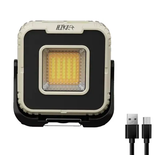 2024 1000LM Super Bright Portable LESpotlight Camping Lamp 3000mAh LEWork Light Rechargeable Outdoor Waterproof Working Light